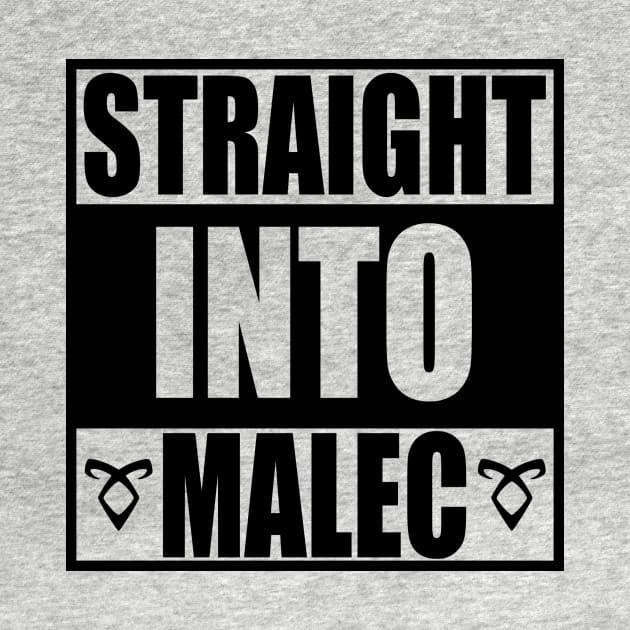 Straight into Malec (black) - Alec Lightwood and Magnus Bane / Matthew Daddario and Harry Shum Jr. - Shadowhunters / The mortal instruments by Vane22april